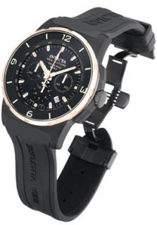 Invicta 4419  Watches,Mens Sea Vulture Automatic Chronograph Black Silicon, Chronograph Invicta Automatic Watches