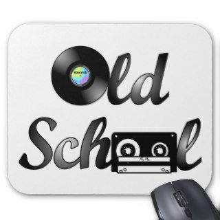 Old School Music Media Mouse Pad