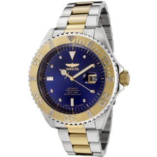 Invicta Men's 0456 Pro Diver Collection Automatic 18k Gold Plated and Stainless Steel Watch Invicta Watches
