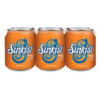 Sunkist Orange Soda 8 oz, 6 pk