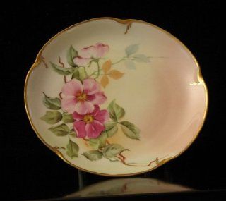 Pickard 8 1/2" Antique Bavarian Floral Porcelain Plate   Circa 1905 1910 Kitchen & Dining