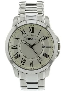 Fossil FS4734  Watches,Mens Grant White Dial Stainless Steel, Casual Fossil Quartz Watches