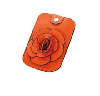 Rose Cell Phone Pouch   Flower Cell Phone Holder (Orange)   Cell Phone Carrying Cases