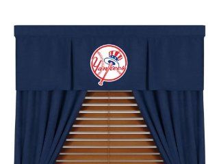MLB New York Yankees MVP Valance  Window Treatment Valances  Sports & Outdoors