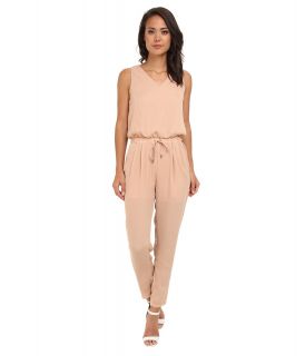 ROMEO & JULIET COUTURE Solid Jumpsuit Womens Jumpsuit & Rompers One Piece (Taupe)