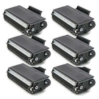 Brother Tn580, Tn550 Compatible Black Toner Cartridges (pack Of 6)