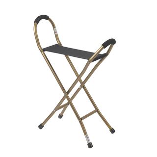 Folding Lightweight Cane With Sling Style Seat