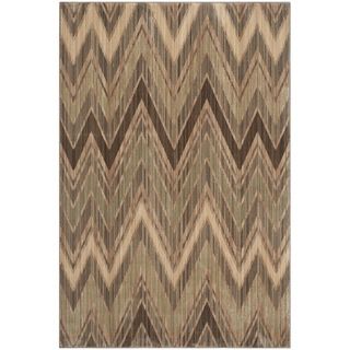 Safavieh Infinity Taupe/ Beige Polyester Rug (8 X 10)