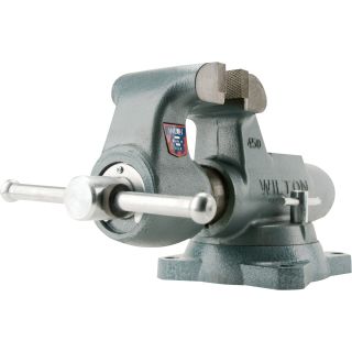 Wilton Serrated Machinist Bench Vise — 6in. Jaw Width, Swivel Base, Model# 600S  Bench Vises