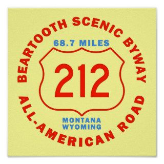 Beartooth Scenic Byway All American Road Posters