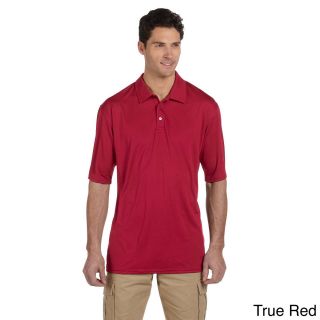 Jerzees Mens 4.1 ounce 100 percent Polyester Micro Pointelle Mesh Shirt Red Size XXL