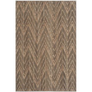 Safavieh Infinity Taupe/ Beige Polyester Rug (51 X 76)