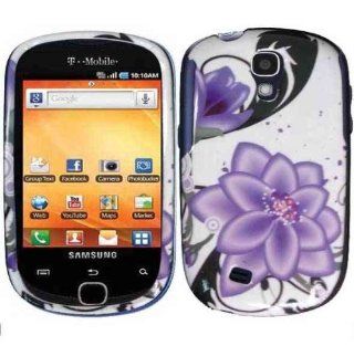 Violet Lily Hard Case Cover for Samsung Galaxy Q T589 Cell Phones & Accessories