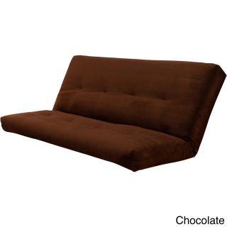 Kodiak Furniture Suedette Full size Solid Futon Cover Brown Size Full