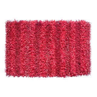 Hand woven Sea Breeze Red Area Rug (19 X 210)