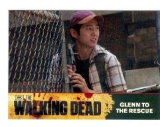 The Walking Dead trading card 2011 AMC Cryptozic #30 Glenn Entertainment Collectibles