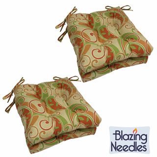 Blazing Needles 16 inch Square Outdoor Chair Cushions (Set of 4) Blazing Needles Outdoor Cushions & Pillows