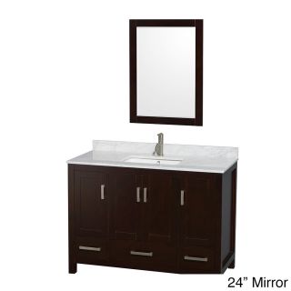 Sheffield Espresso 1 hole Faucet 48 inch Single Vanity