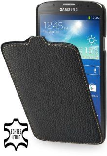 StilGut UltraSlim Genuine Leather Case for Samsung Galaxy S4 Active i9295, Black Cell Phones & Accessories