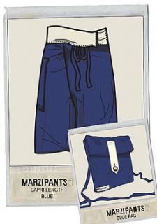 capri style trousers for yoga wear by marzipants