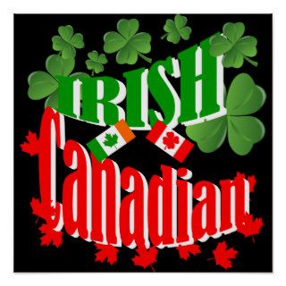 Irish Canadian Poster