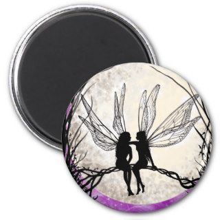 Twilight Fairy Art Magnets Fairy Silhouette