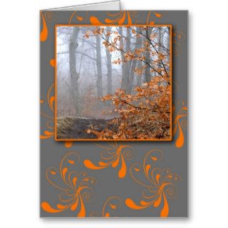autumn swirls cards