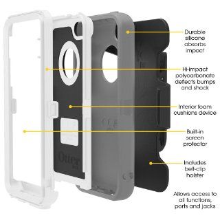 OtterBox [Defender Series] Case for iPhone 5c   Retail Packaging Protective Case for iPhone   Black Cell Phones & Accessories