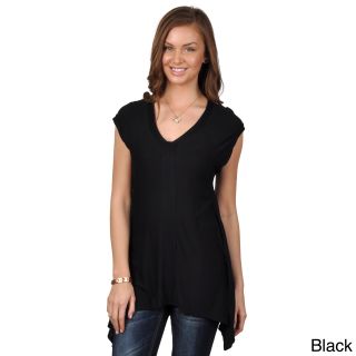 Hailey Jeans Co Hailey Jeans Co. Juniors Hacci V neck Tunic Top Black Size S (1  3)