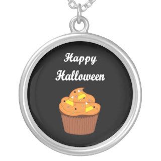 Happy Halloween Cupcake Pendants