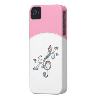 Pink Music iPhone 4 Cases