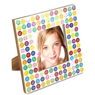 buttons photoframe by created gifts