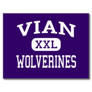 Vian   Wolverines   High School   Vian Oklahoma Postcards