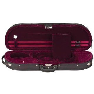 Heritage Go Violin Case Black Exterior with Red Interior 4/4 Size Musical Instruments