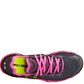 Under Armour Womens Charge RC 2 Running Shoes   Lead/Pink/Adelic/Hyper Green      Clothing