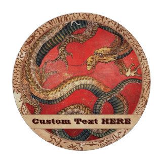 Katsushika Hokusai Mythical Legendary Dragon art Poker Chip Set