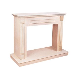 Comfort Flame Flat Wall Mantel for Direct-Vent Fireplace — Unfinished, Model# W32TU