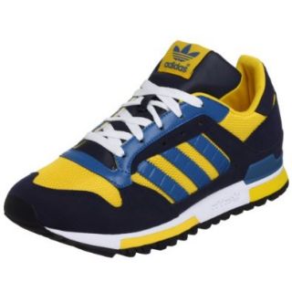 adidas Originals Men's ZX 600 Sneaker,Yellow/Blue/Marine,5.5 M US Shoes