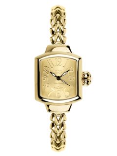 Womens Square Gold Watch by GlamRock