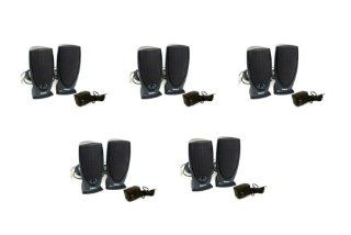 5 Lot Genuine Dell A215, Y9259 Black 3W Watt High Quality Enhanced Stereo Sound Speakers With Power Adapter PA, For Computers, PCs, , IPods, Laptops, Notebooks, 2 Channel 1/8" Audio Jack, Volume control, 100Hz 20Khz Part Numbers A215, Y9259 Compu