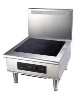DIPO DIH602 A 6000 Watt 3 phase free standing induction stock pot range with optional external temperature probe.