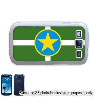 Jackson Mississippi MS City State Flag Samsung Galaxy S3 i9300 Case Cover Skin White Cell Phones & Accessories
