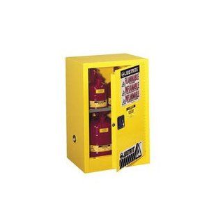Flammable Liquid Cabinet Self Close Single Door Vertical Storage
