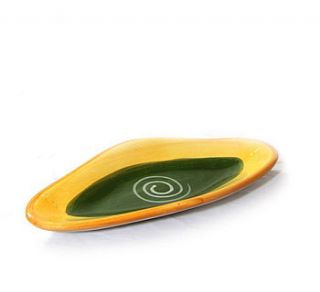 small caracol serving dish by erde ceramica
