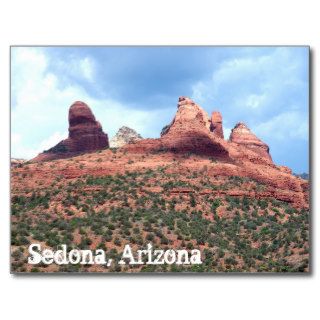 Sedona Arizona Red Desert Postcard Southwest Art