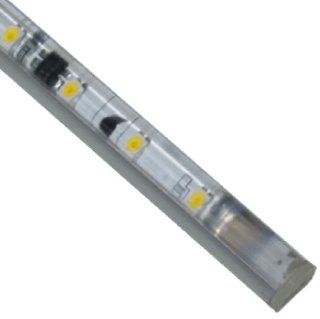 Jesco Lighting S601 12/40 AL LED Slim Stix 12" Linkable Cove Display Light Strip, 4000K Color, Aluminum Finish   Track Lighting Kits  
