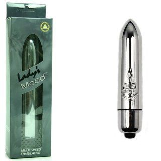 Lady's Mood   Silver and High Intensity Bullet Vibrator Combo Health & Personal Care