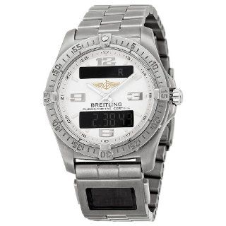 Breitling Aerospace Silver Dial Titanium Mens Watch E7936210 G606COTI Breitling Watches