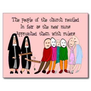 Funny Nuns Cards and Gifts Postcard