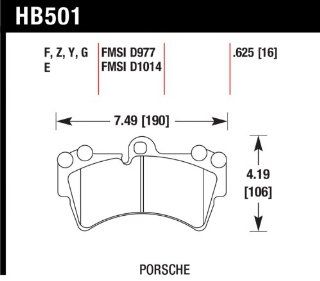Hawk Performance HB501Y.625 LTS Brake Pad Automotive